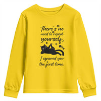 Sarcasm Humor Cat Attitude Youth Sweatshirt Ignored You The First Time - Wonder Print Shop