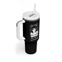 Funny Black Cat Quote Tumbler With Handle Free Hugs Just Kidding Do Not Touch Me