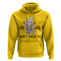 Free Hugs Do Not Touch Me Hoodie Funny Cat Meme - Wonder Print Shop