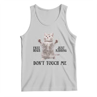 Free Hugs Do Not Touch Me Tank Top Funny Cat Meme - Wonder Print Shop