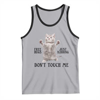 Free Hugs Do Not Touch Me Tank Top Funny Cat Meme - Wonder Print Shop