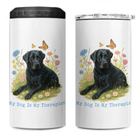 My Dog Is My Therapist 4 in 1 Can Cooler Tumbler Labrador Retriever Lover Gift - Wonder Print Shop