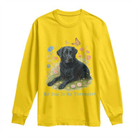 My Dog Is My Therapist Long Sleeve Shirt Labrador Retriever Lover Gift - Wonder Print Shop