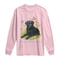 My Dog Is My Therapist Long Sleeve Shirt Labrador Retriever Lover Gift - Wonder Print Shop