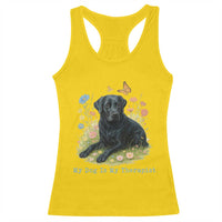 My Dog Is My Therapist Racerback Tank Top Labrador Retriever Lover Gift - Wonder Print Shop