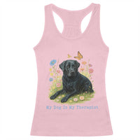 My Dog Is My Therapist Racerback Tank Top Labrador Retriever Lover Gift - Wonder Print Shop
