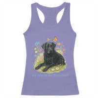 My Dog Is My Therapist Racerback Tank Top Labrador Retriever Lover Gift - Wonder Print Shop