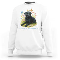 My Dog Is My Therapist Sweatshirt Labrador Retriever Lover Gift - Wonder Print Shop