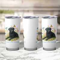 My Dog Is My Therapist Tumbler Cup Labrador Retriever Lover Gift - Wonder Print Shop