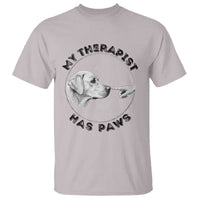 Funny Labrador Retriever Gift T Shirt My Therapist Has Paws - Wonder Print Shop