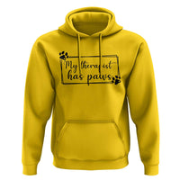 Funny Dog Lover Hoodie My Therapist Has Paws - Wonder Print Shop