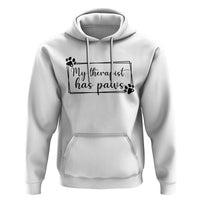Funny Dog Lover Hoodie My Therapist Has Paws - Wonder Print Shop