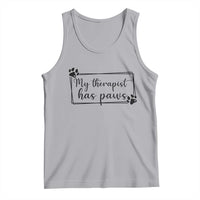 Funny Dog Lover Tank Top My Therapist Has Paws - Wonder Print Shop