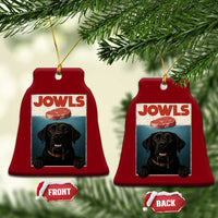Black Labrador Retriever Ceramic Ornament Funny Jowls Horror Dog Poster - Wonder Print Shop