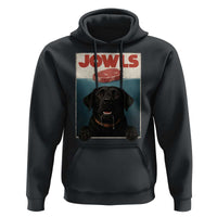 Black Labrador Retriever Hoodie Funny Jowls Horror Dog Poster - Wonder Print Shop