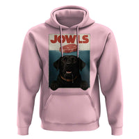 Black Labrador Retriever Hoodie Funny Jowls Horror Dog Poster - Wonder Print Shop