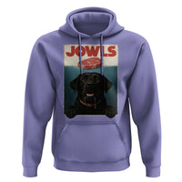 Black Labrador Retriever Hoodie Funny Jowls Horror Dog Poster - Wonder Print Shop