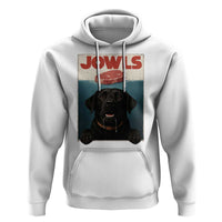 Black Labrador Retriever Hoodie Funny Jowls Horror Dog Poster - Wonder Print Shop