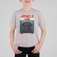 Black Labrador Retriever T Shirt For Kid Funny Jowls Horror Dog Poster - Wonder Print Shop