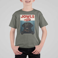 Black Labrador Retriever T Shirt For Kid Funny Jowls Horror Dog Poster - Wonder Print Shop