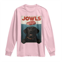 Black Labrador Retriever Long Sleeve Shirt Funny Jowls Horror Dog Poster - Wonder Print Shop