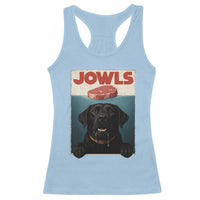 Black Labrador Retriever Racerback Tank Top Funny Jowls Horror Dog Poster - Wonder Print Shop