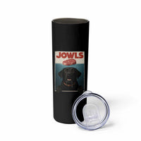 Black Labrador Retriever Skinny Tumbler Funny Jowls Horror Dog Poster - Wonder Print Shop