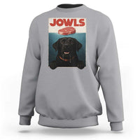 Black Labrador Retriever Sweatshirt Funny Jowls Horror Dog Poster - Wonder Print Shop
