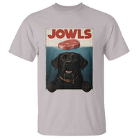 Black Labrador Retriever T Shirt Funny Jowls Horror Dog Poster - Wonder Print Shop