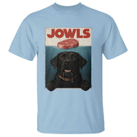 Black Labrador Retriever T Shirt Funny Jowls Horror Dog Poster - Wonder Print Shop