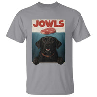 Black Labrador Retriever T Shirt Funny Jowls Horror Dog Poster - Wonder Print Shop