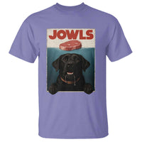 Black Labrador Retriever T Shirt Funny Jowls Horror Dog Poster - Wonder Print Shop