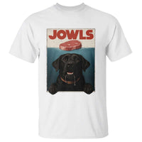 Black Labrador Retriever T Shirt Funny Jowls Horror Dog Poster - Wonder Print Shop