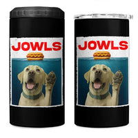 Funny Yellow Lab Jowls 4 in 1 Can Cooler Tumbler Labrador Retriever Lover Gift - Wonder Print Shop