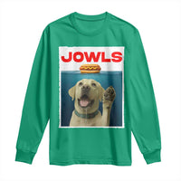 Funny Yellow Lab Jowls Long Sleeve Shirt Labrador Retriever Lover Gift - Wonder Print Shop