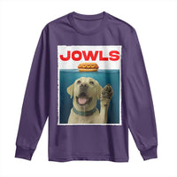 Funny Yellow Lab Jowls Long Sleeve Shirt Labrador Retriever Lover Gift - Wonder Print Shop