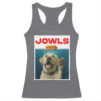 Funny Yellow Lab Jowls Racerback Tank Top Labrador Retriever Lover Gift - Wonder Print Shop