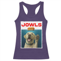 Funny Yellow Lab Jowls Racerback Tank Top Labrador Retriever Lover Gift - Wonder Print Shop