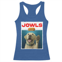 Funny Yellow Lab Jowls Racerback Tank Top Labrador Retriever Lover Gift - Wonder Print Shop