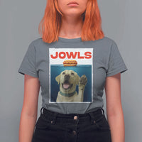 Funny Yellow Lab Jowls T Shirt For Women Labrador Retriever Lover Gift - Wonder Print Shop