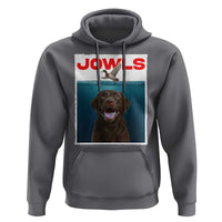 Chocolate Labrador Retriever Hoodie Funny Jowls Horror Dog Poster - Wonder Print Shop