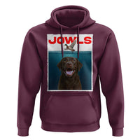 Chocolate Labrador Retriever Hoodie Funny Jowls Horror Dog Poster - Wonder Print Shop