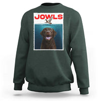 Chocolate Labrador Retriever Sweatshirt Funny Jowls Horror Dog Poster - Wonder Print Shop