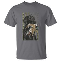 Patriotic Black Lab T Shirt Hunting Dog American Flag Camo Gift - Wonder Print Shop
