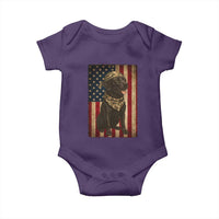 Black Labrador Baby Onesie Hunting American Flag Dog Lover Gift - Wonder Print Shop