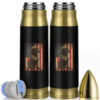 Black Labrador Bullet Tumbler Hunting American Flag Dog Lover Gift - Wonder Print Shop