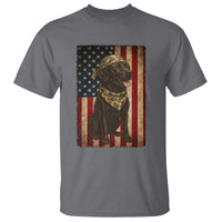 Black Labrador T Shirt Hunting American Flag Dog Lover Gift - Wonder Print Shop