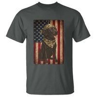 Black Labrador T Shirt Hunting American Flag Dog Lover Gift - Wonder Print Shop