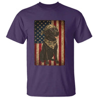 Black Labrador T Shirt Hunting American Flag Dog Lover Gift - Wonder Print Shop