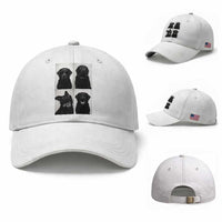 Funny Black Lab Baseball Cap Photobooth Selfie Dog Mom Gift
